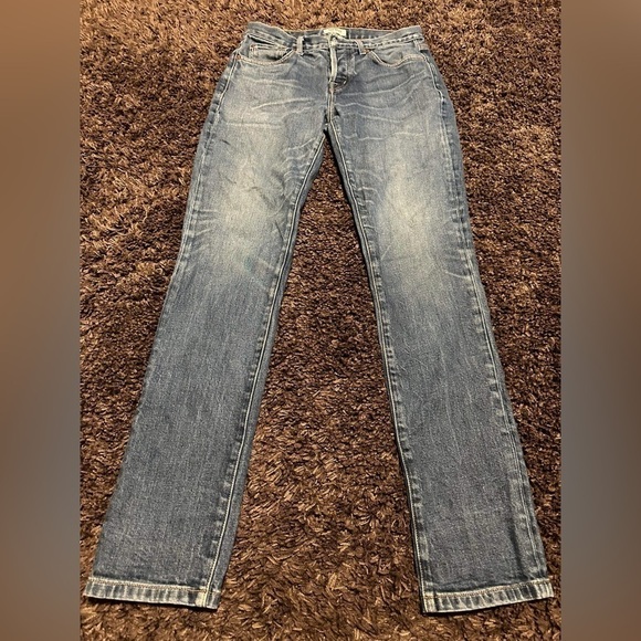 Buck Mason Men’s Size 31x32 Button Fly Standard Fit Selvedge Denim Blue EUC - Picture 1 of 10